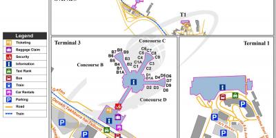 Ben-gurion međunarodni aerodrom mapu