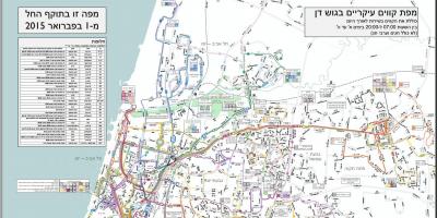 Centralnoj stanici Tel Aviv mapu