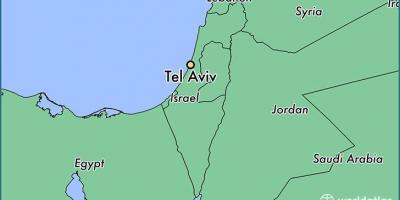 Tel Aviv na mapi