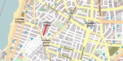 Ulična mapa od Tel Aviva izrael